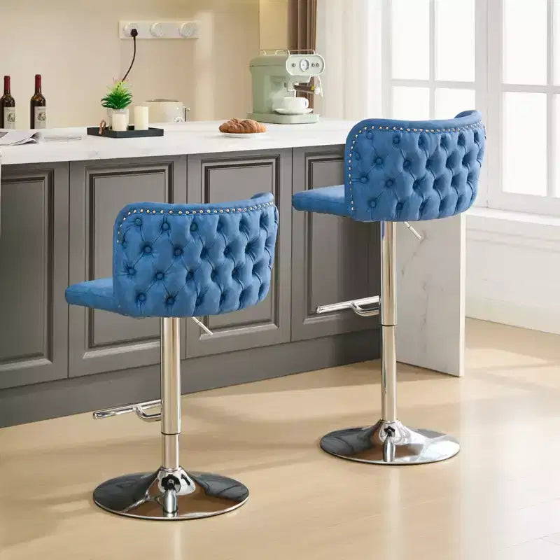 Tabourets de bar pivotants - Hauteur d'assise réglable