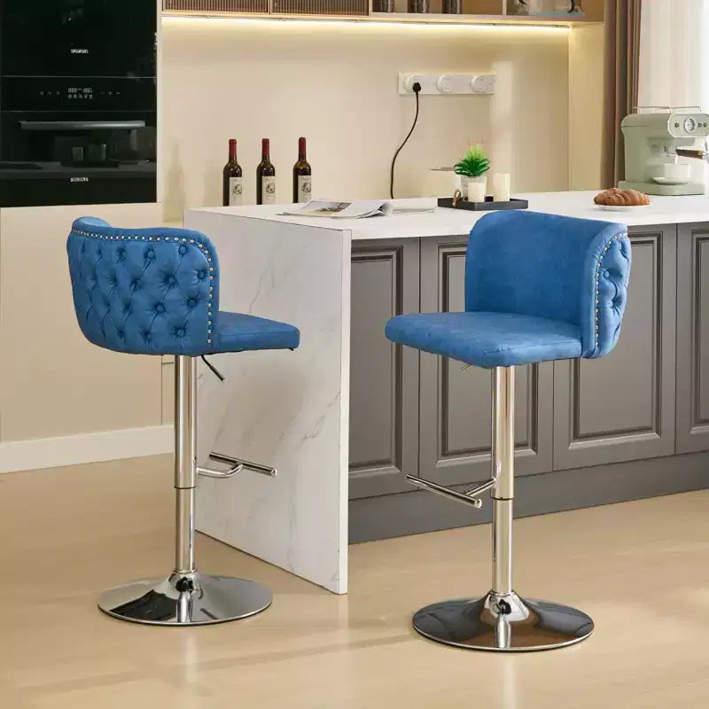 Tabourets de bar pivotants - Hauteur d'assise réglable