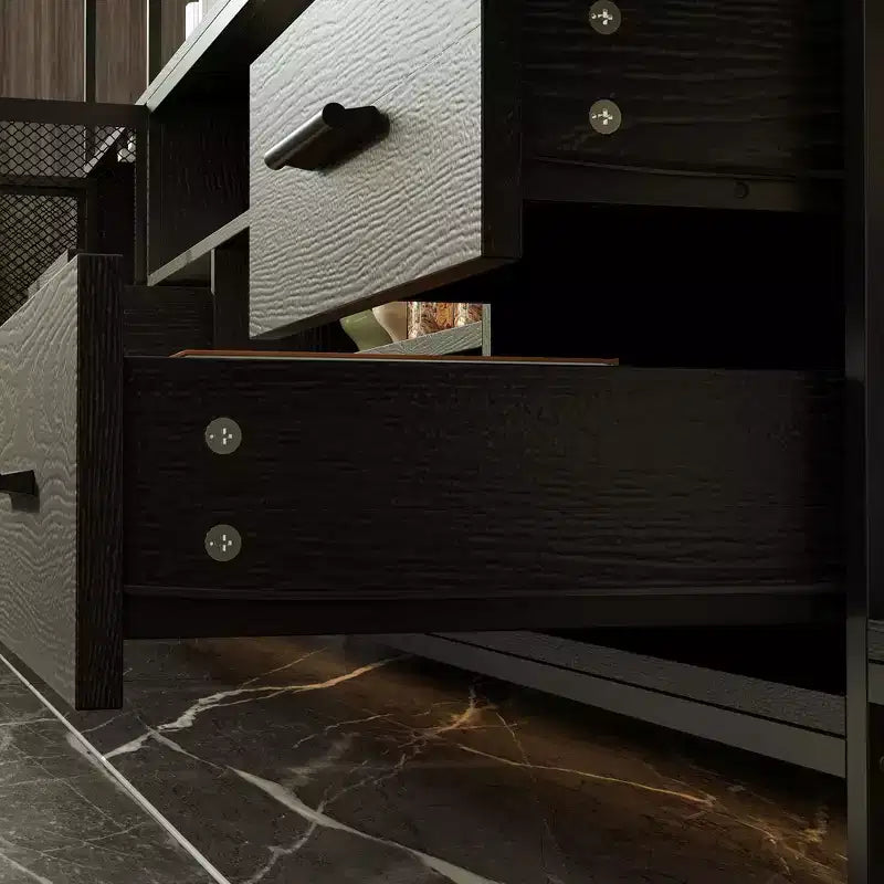 Meuble TV noir de style moderne