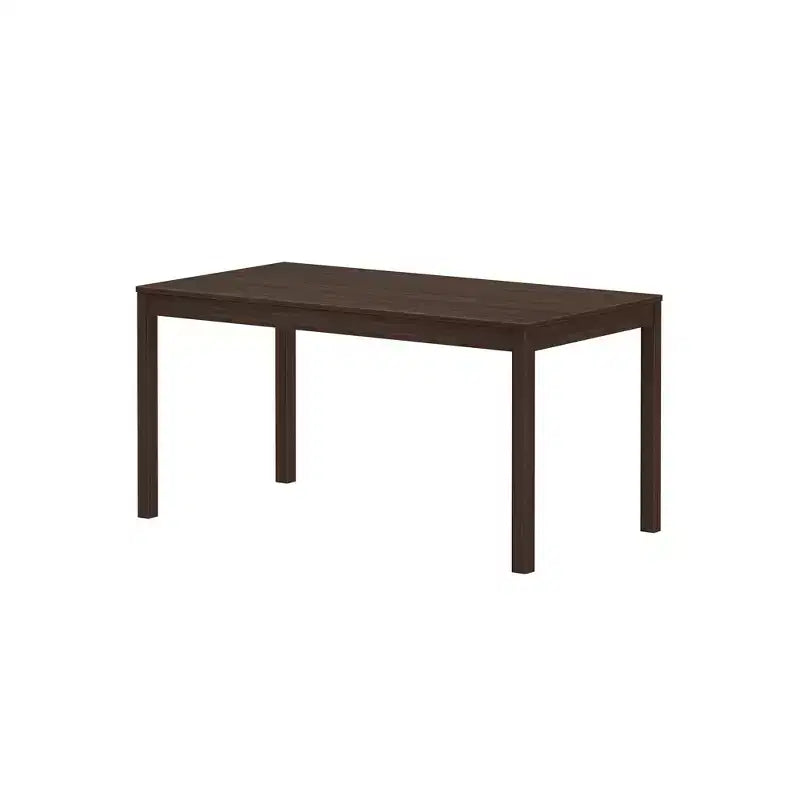 Table à manger en bois pour 4, rectangulaire, 152 cm
