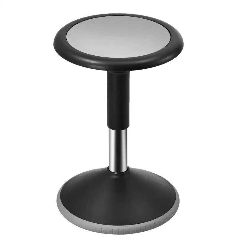 VEVOR Wobble Chair, Height-Adjustable (15.7-21.7) Active Chair, Flexible Seating Wobble Stool Made of PVC+ABS Improves Focus, Age 12-18, Black