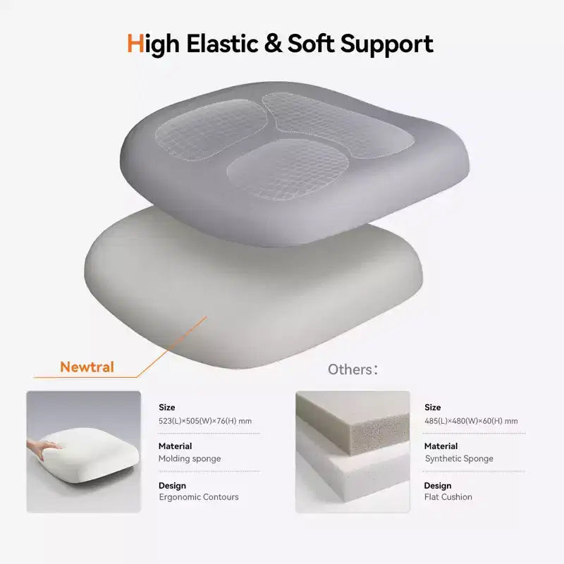 Chaise de bureau ergonomique - Grise
