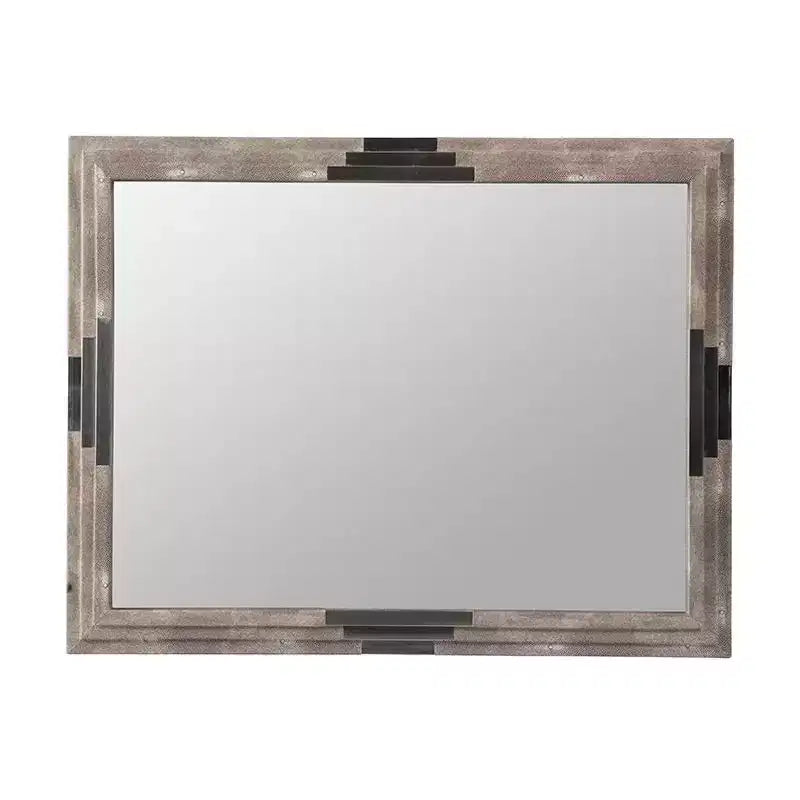 HomeRoots 28 Gray Framed Accent Mirror