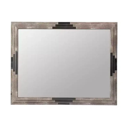 HomeRoots 28 Gray Framed Accent Mirror