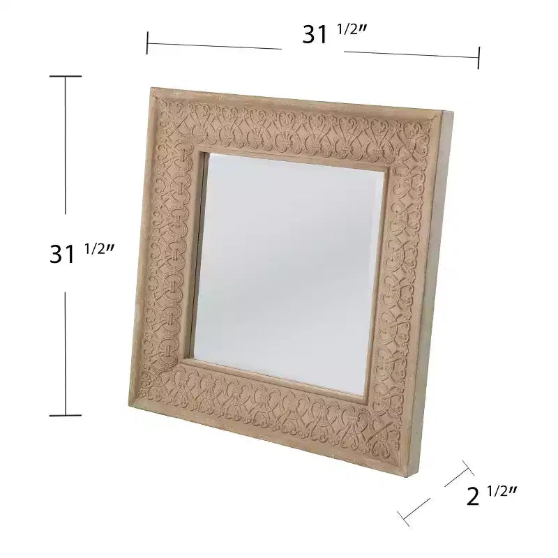 Miroir mural décoratif - Gris
