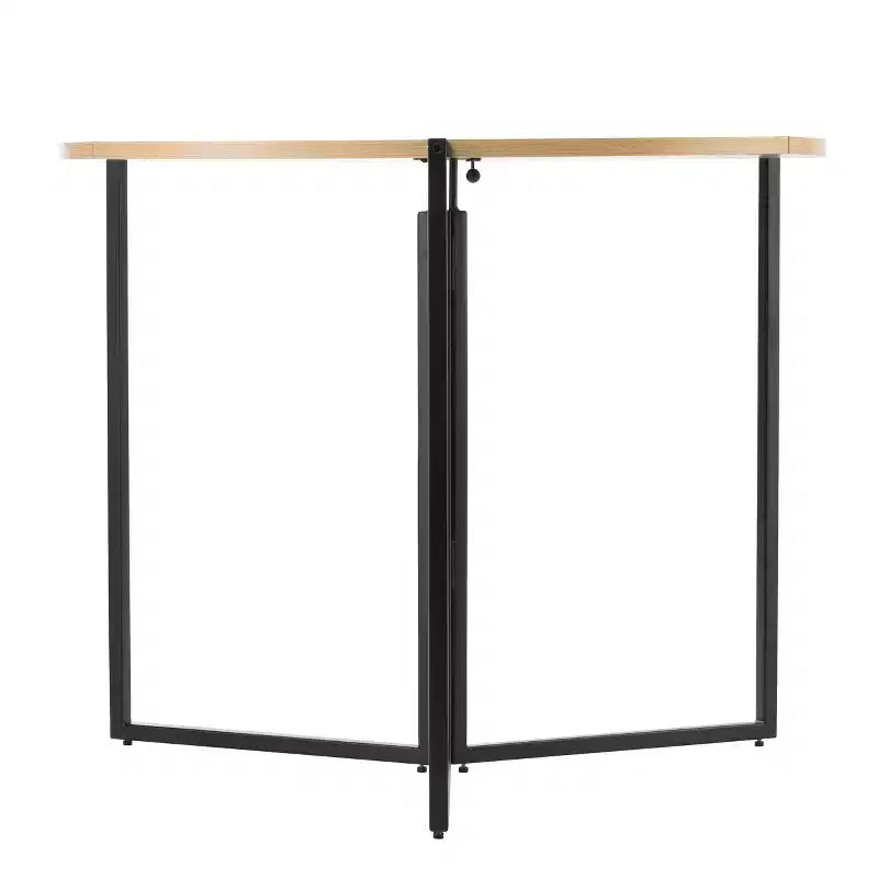 Ladston Round Folding Dining Table - Beige - SEI
