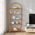 Bibliothèque Rétro Autonome pour Bureau, Salon, Chambre, Bibliothèque