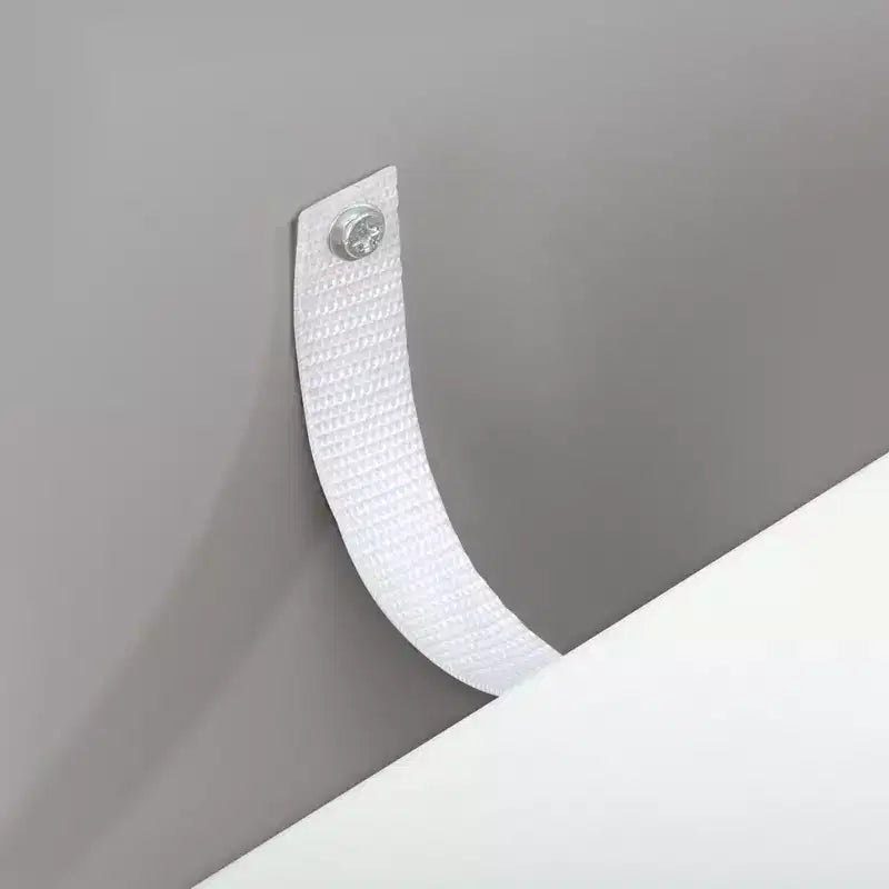 Commode 4 tiroirs en panneau de particules blanc, 66 cm de large