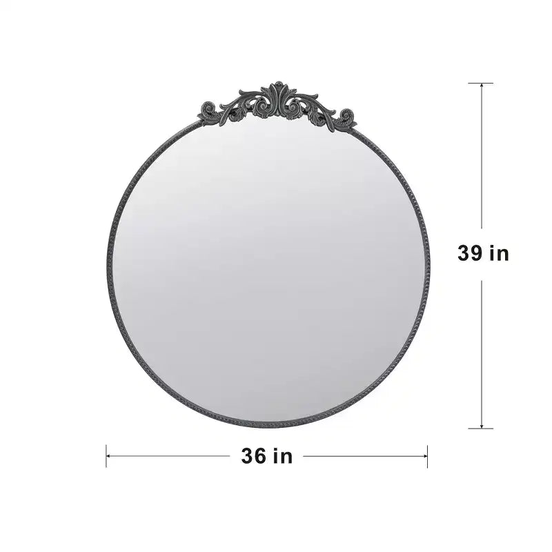 Miroir mural rond de 36 x 39 pouces