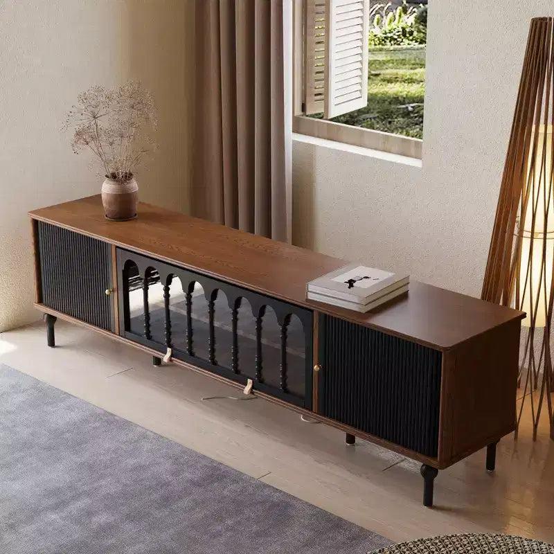 Meuble TV moderne de style médiéval
