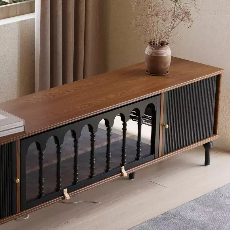 Meuble TV moderne de style médiéval