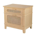 Bedside Table with Storage for Bedroom 27.5x18x26