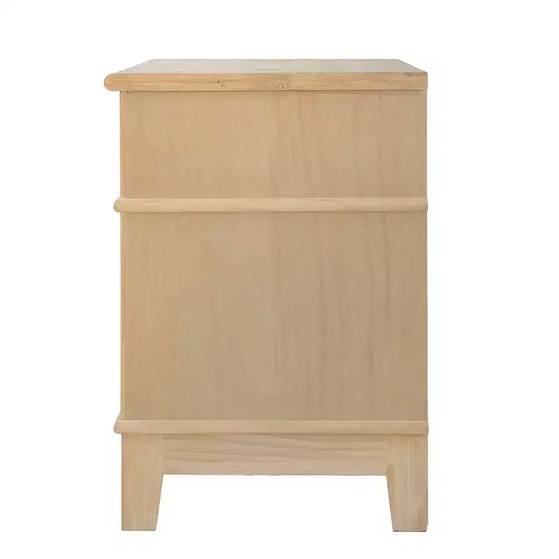 Table de chevet avec rangement pour chambre à coucher 27,5x18x26