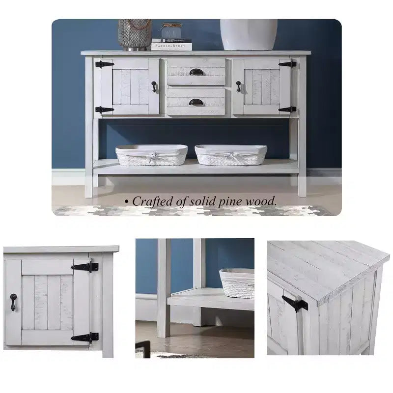 Console de style champêtre