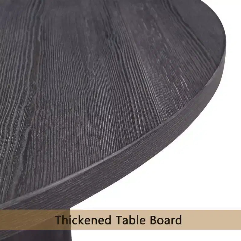 Table de salle à manger ronde moderne de 47 pouces