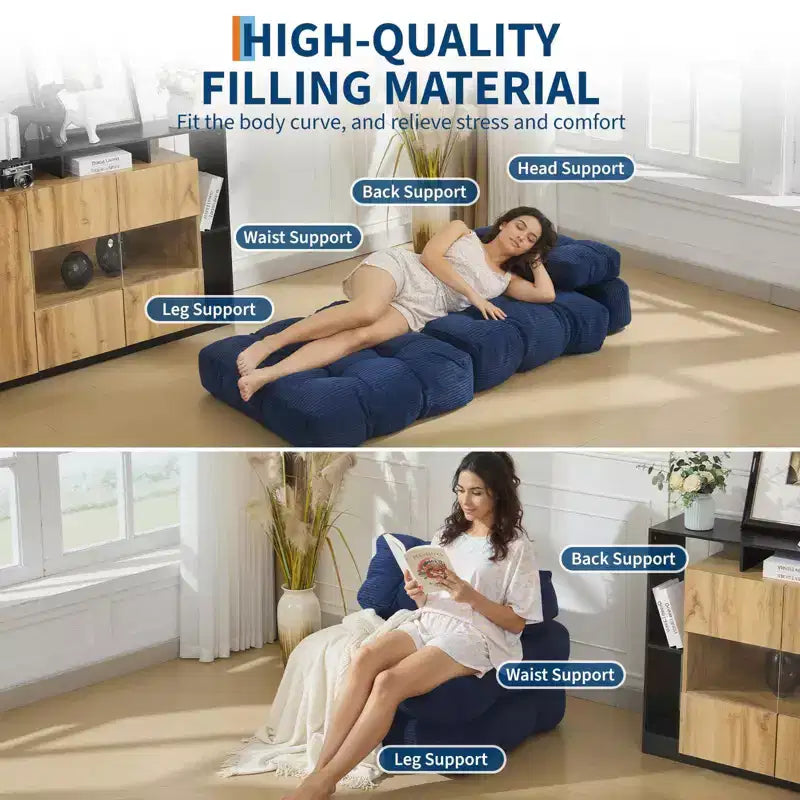 Canapé-lit pliable