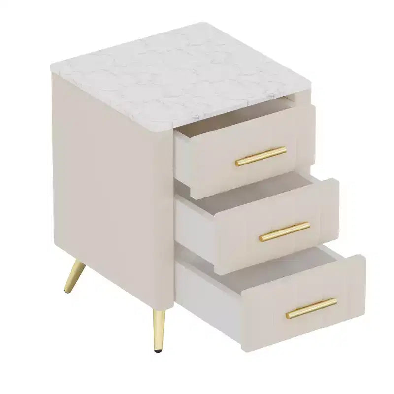 Table de chevet élégante en bois