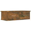 vidaXL Wall Cabinet Smoked Oak Engineered Wood Standard Wall Cabinet