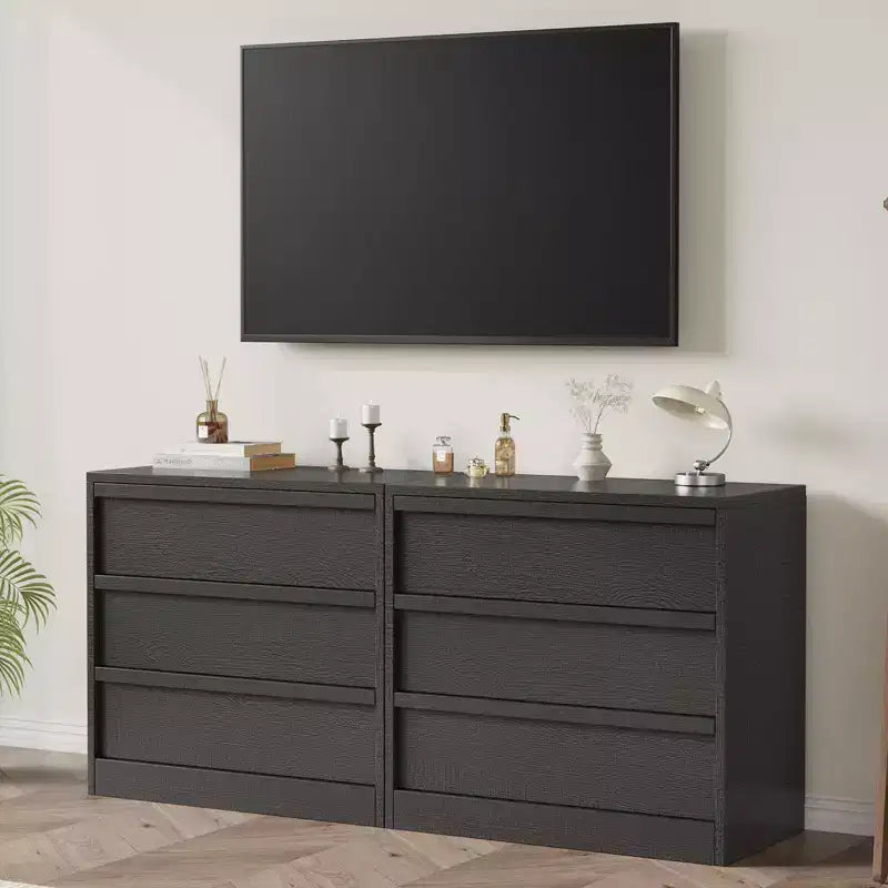 Table de chevet à 4 tiroirs, table de chevet de 99 cm de haut avec grand espace de rangement, table d'appoint étroite anti-basculement pour chambre à coucher, salon, entrée