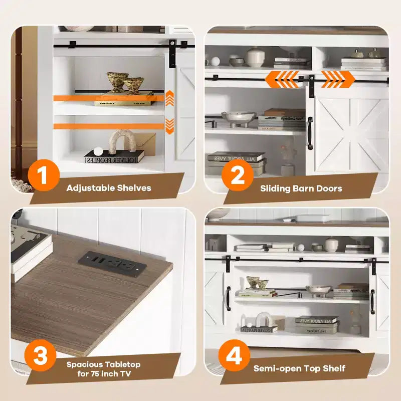Meuble TV de 168 cm