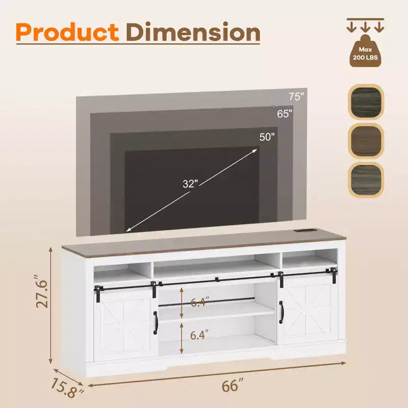 Meuble TV de 168 cm