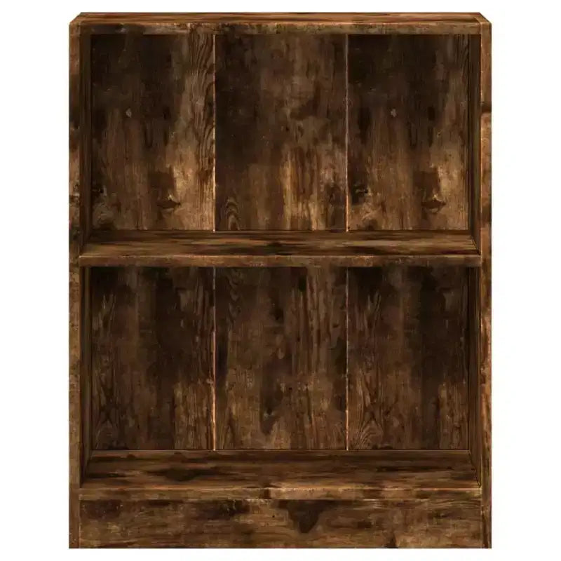 Étagère compacte en bois d'ingénierie chêne fumé