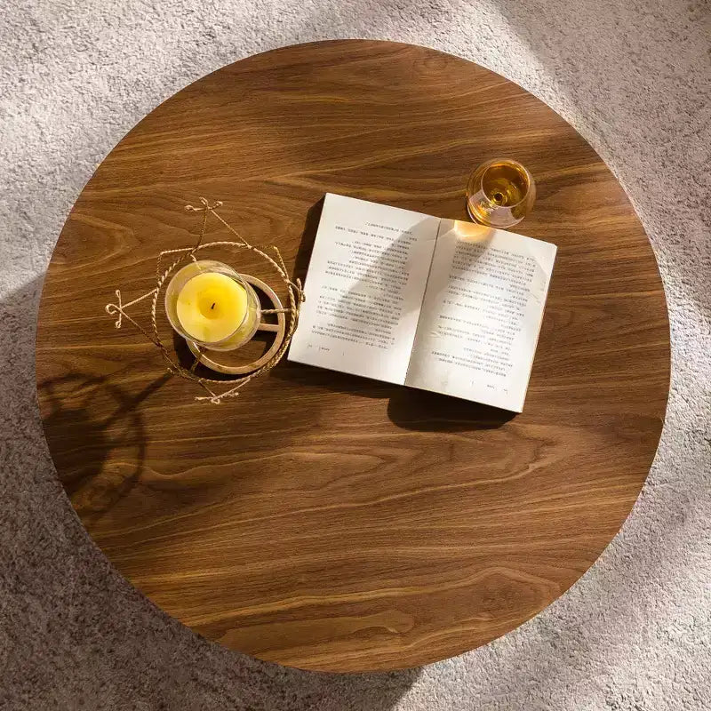 Table basse ronde en bois