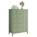5-Drawer 42.5-Inch Tall Dresser for Bedroom, Wooden Storage Cabinet with 11.9-Inch Deep Drawers &amp; Gold Metal Knobs, Ideal for Entryway, or Hallway