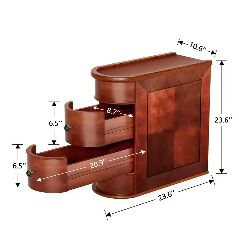 Table d'appoint en bois massif