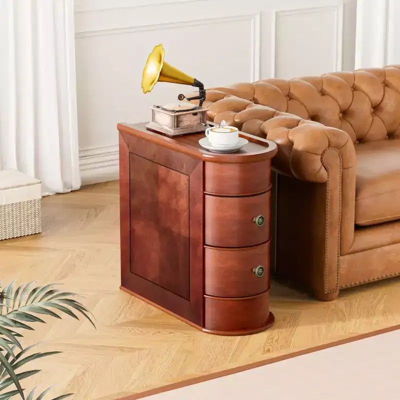 Table d'appoint en bois massif