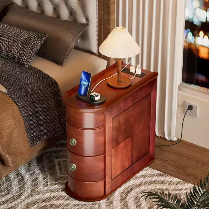 Table d'appoint en bois massif