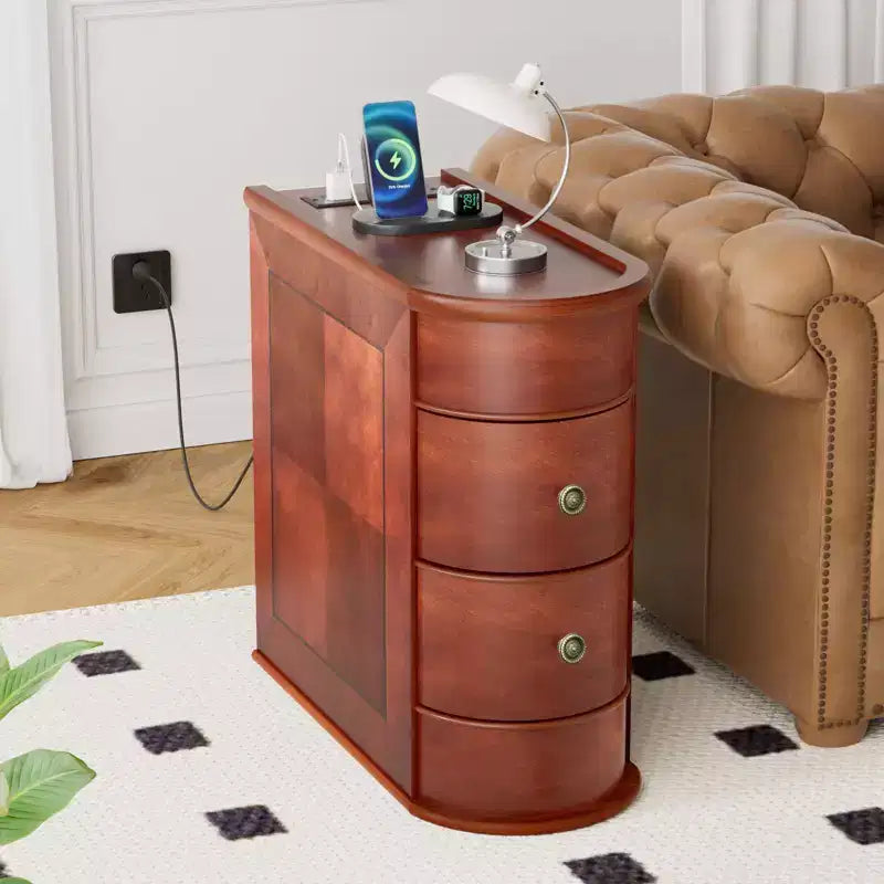 Solid Wood End Table