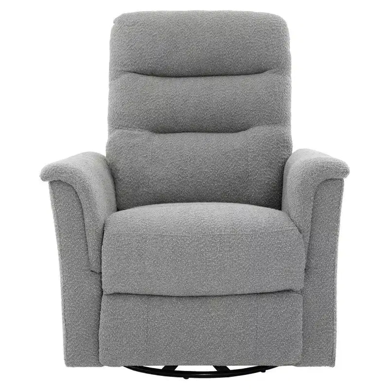 Un fauteuil inclinable pivotant et berçant avec fonction massage et dossier réglable