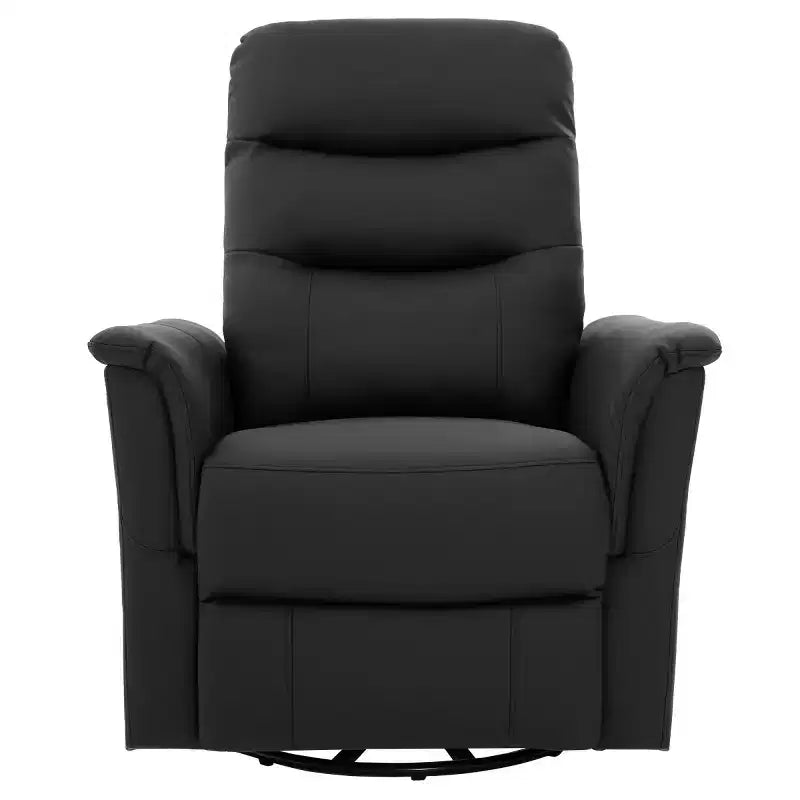 Un fauteuil inclinable pivotant et berçant avec fonction massage et dossier réglable
